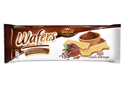 Wafle o smaku kakaowym 180g