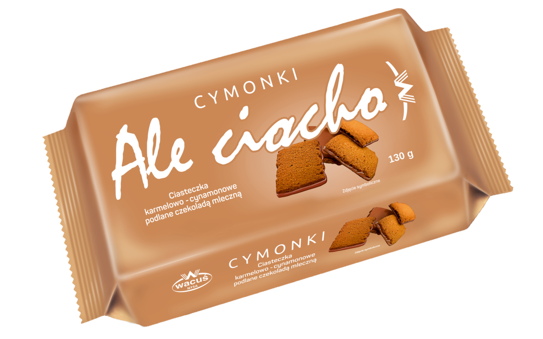 Ciastka CYMONKI karmelowo-cynamonowe podlane czekoladą 130 g